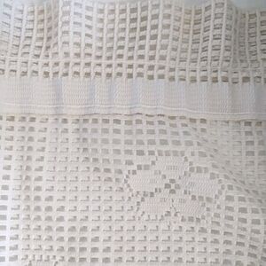 White Crochet Lace Fabric